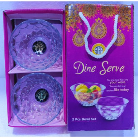 Honeycomb Glass Dessert Bowls