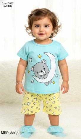 BABY AND GIRL BABY SUMMER WEAR SET
