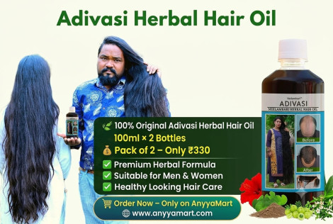 original Adivasi Neelgiri Herbal Hair Oil 100 ml ( Pack of 2)