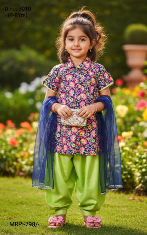 Girls Kurti with Pants Set
