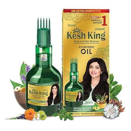 Kesh King Ayurvedic Anti Hairfall Hair Growth Oil  (50 ml)