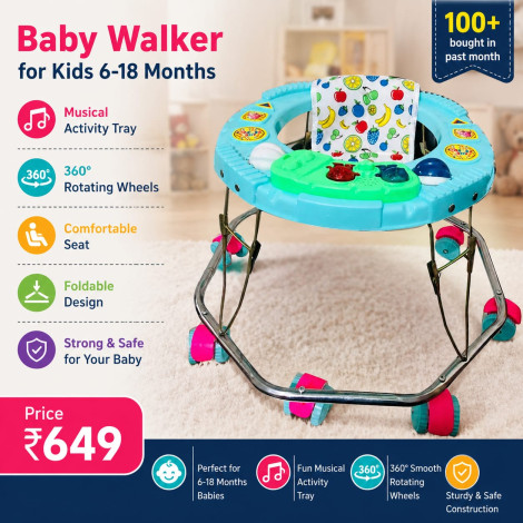 Baby Walker For Kids 6-18 Months