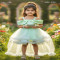 Girls High-Low Net Frock
