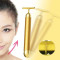 Gold Electric Beauty Stick Strong Vibration RF Facial Massager Slimming Tool Facial Tightening Tool