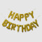 foil birthday banner